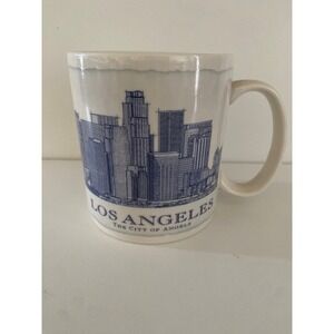 Starbucks Los Angeles Coffee Mug City of Angels Skyline 18 fl oz‎